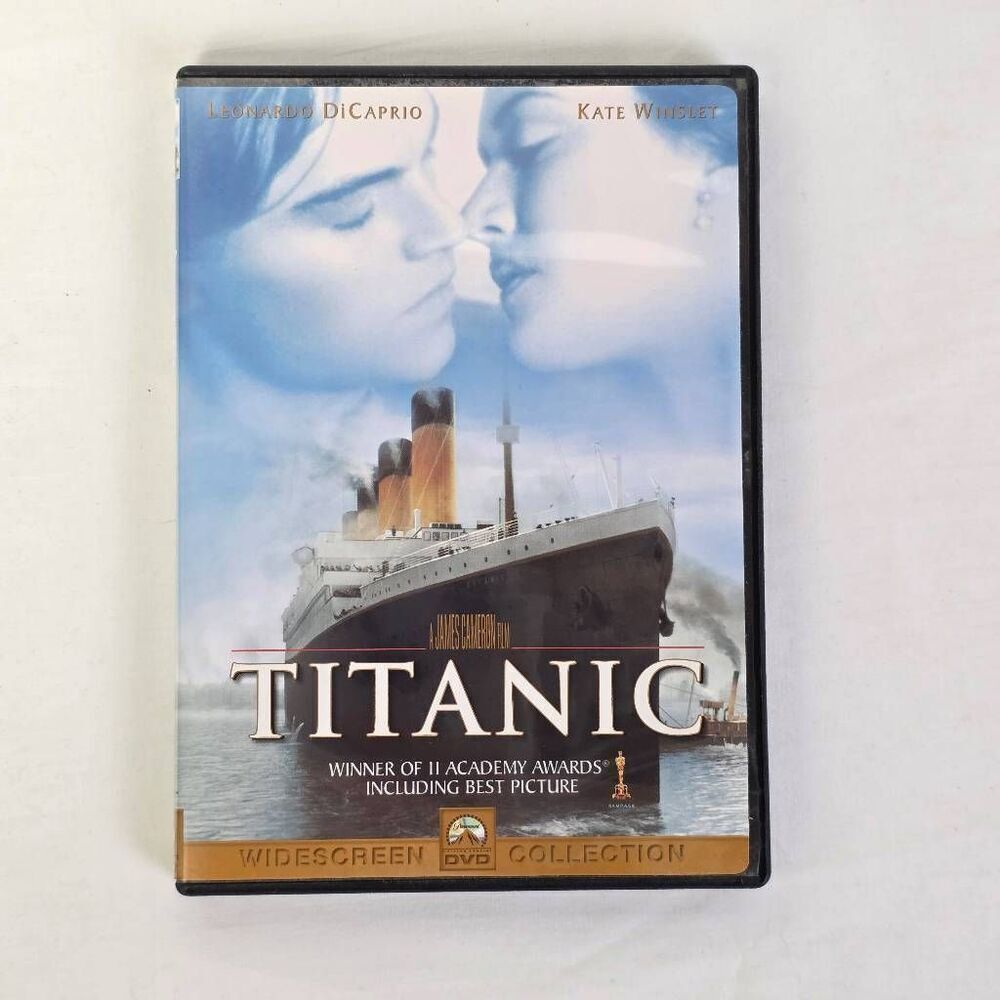 Titanic DVD James Cameron Leonardo DiCaprio Kate Winslet